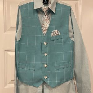 Boys Sz 10 4-Piece Easter Vest Suit by Steve Harvey’s Young Kings